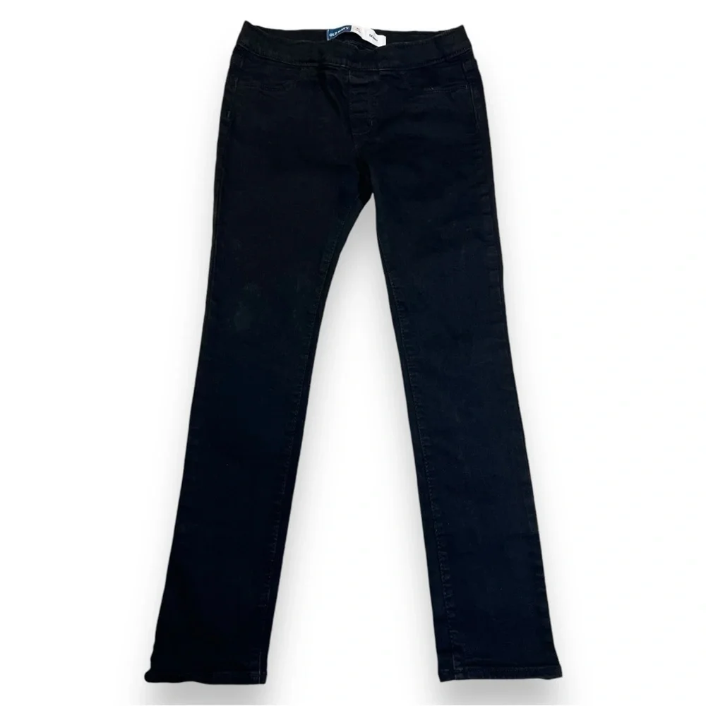 Old Navy Girl’s Wow Skinny Pull On Jeans Black Size XL 14/16